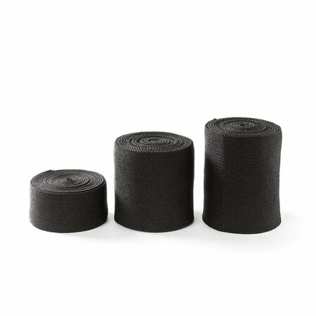 QUALITYCARE 2 in. x 9 ft. More Thermoplastic Tape, Black QU2580168